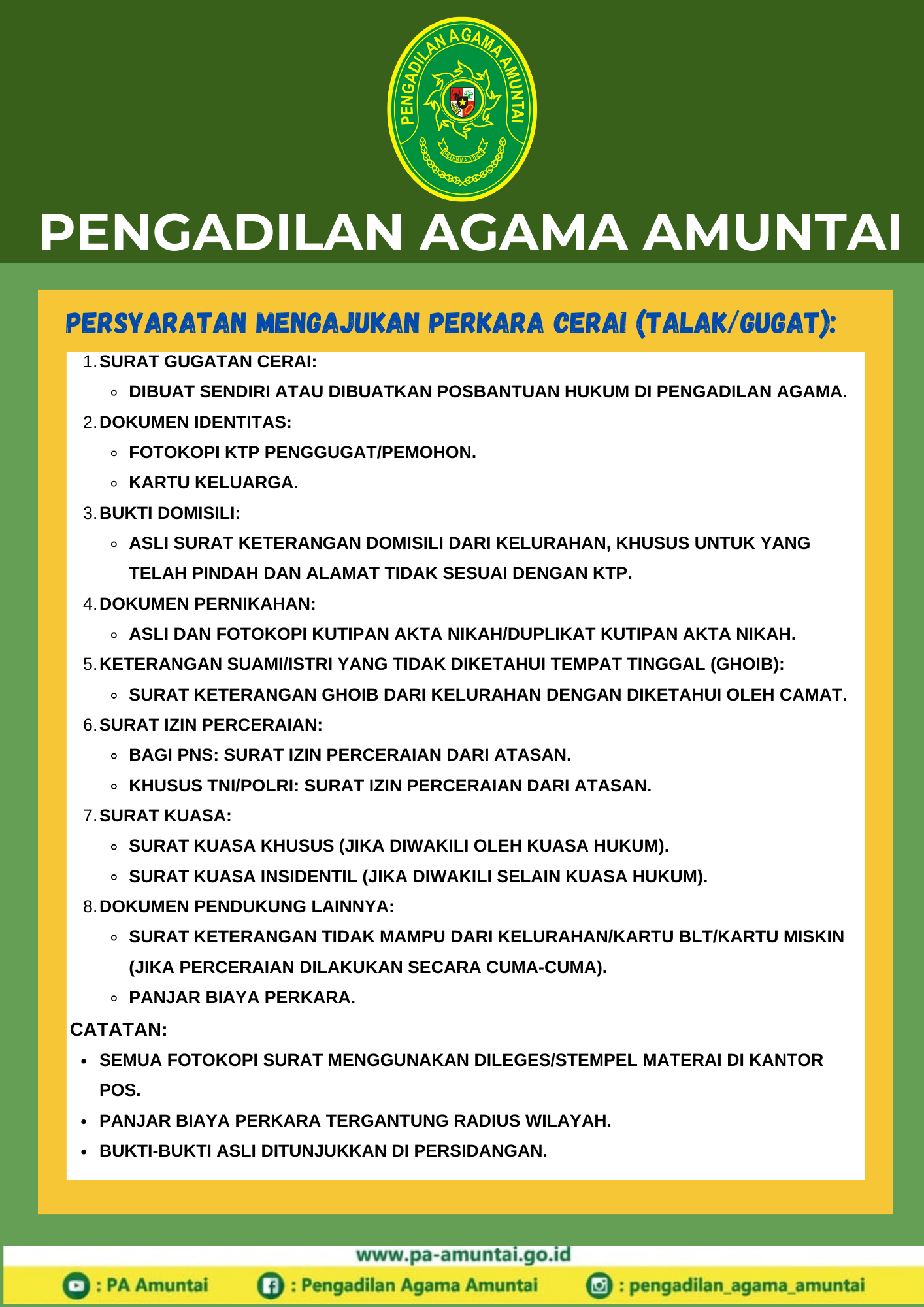 Cerai Gugat/Talak