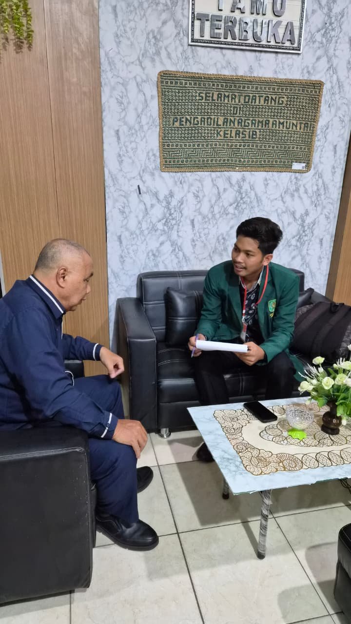 Menelisik Upaya Hukum atas Pelanggaran Hak Asuh Anak, Mahasiswa STAI Rakha Amuntai Lakukan Riset Skripsi di PA Amuntai