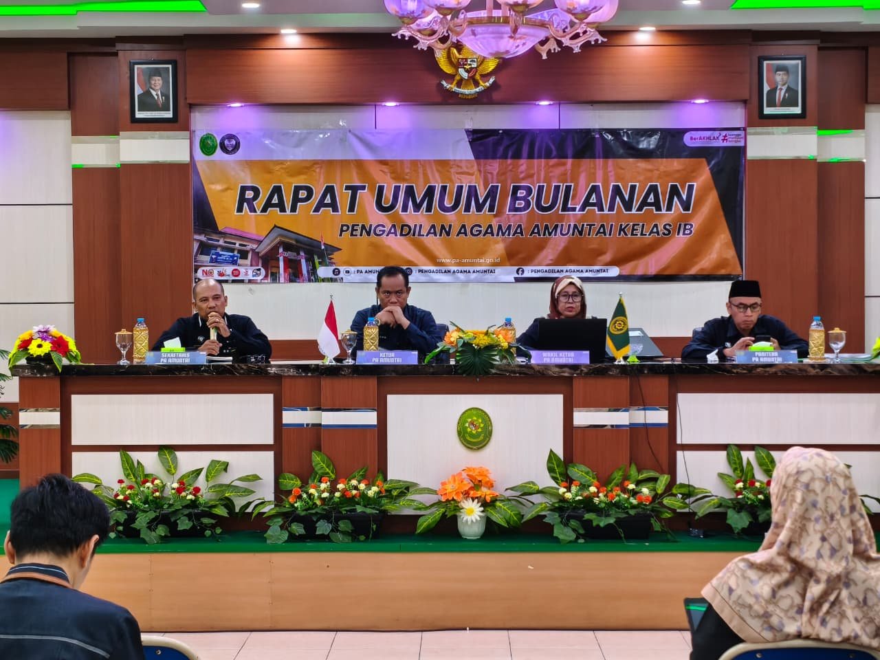 Pengadilan Agama Amuntai Kelas IB Matangkan Program Kerja Melalui Rapat Bulanan